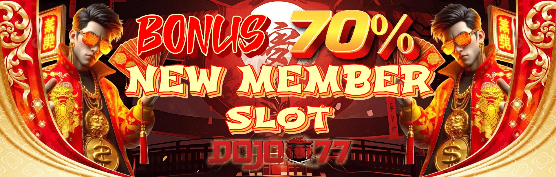BONUS NEW MEMBER SLOT 70%