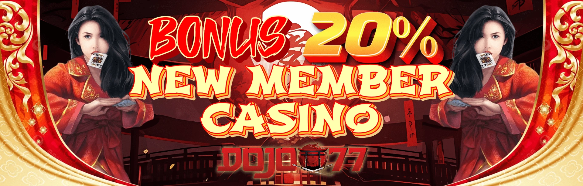 BONUS NEW MEMBER CASINO 20%