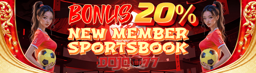 BONUS NEW MEMBER SPORTBOOK 20%
